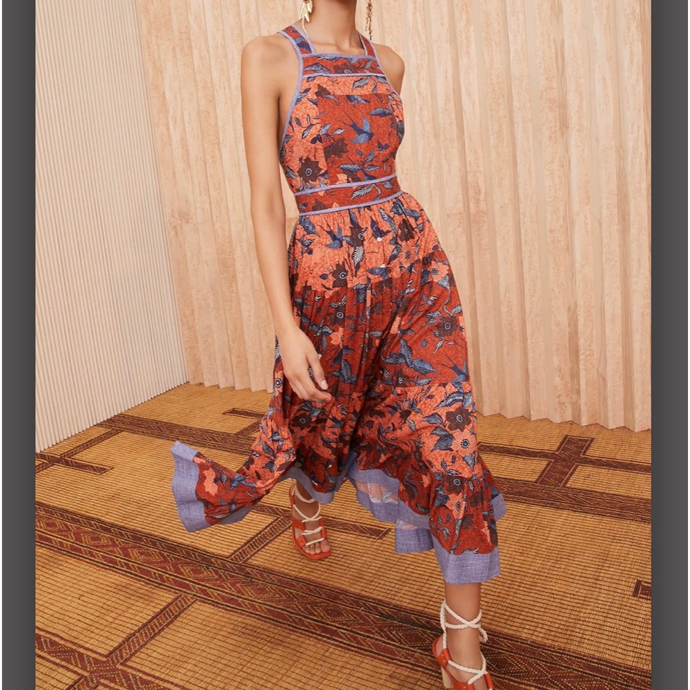 Ulla Johnson BRYNN DRESS IN CARMINE size 2